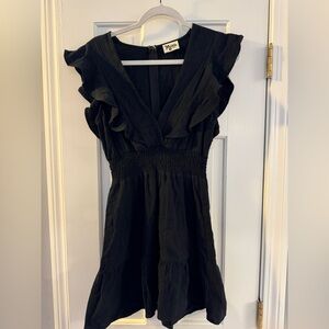 Show me your Mumu - black adella mini dress - size small